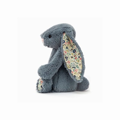 Jellycat Blossom Dusky Blue Konijn | VI9236018